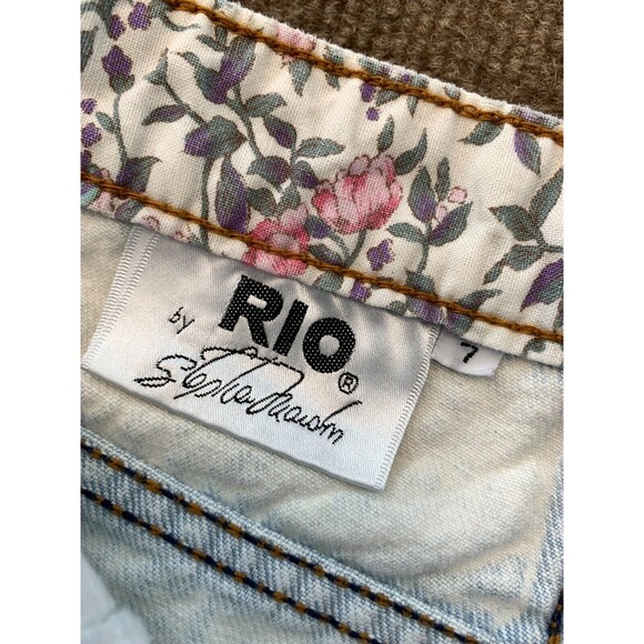 Rio Stephen Mardon 80s Jeans Womens 7 High Waisted Mom Acid Washed Blue Denim - Picture 9 of 10